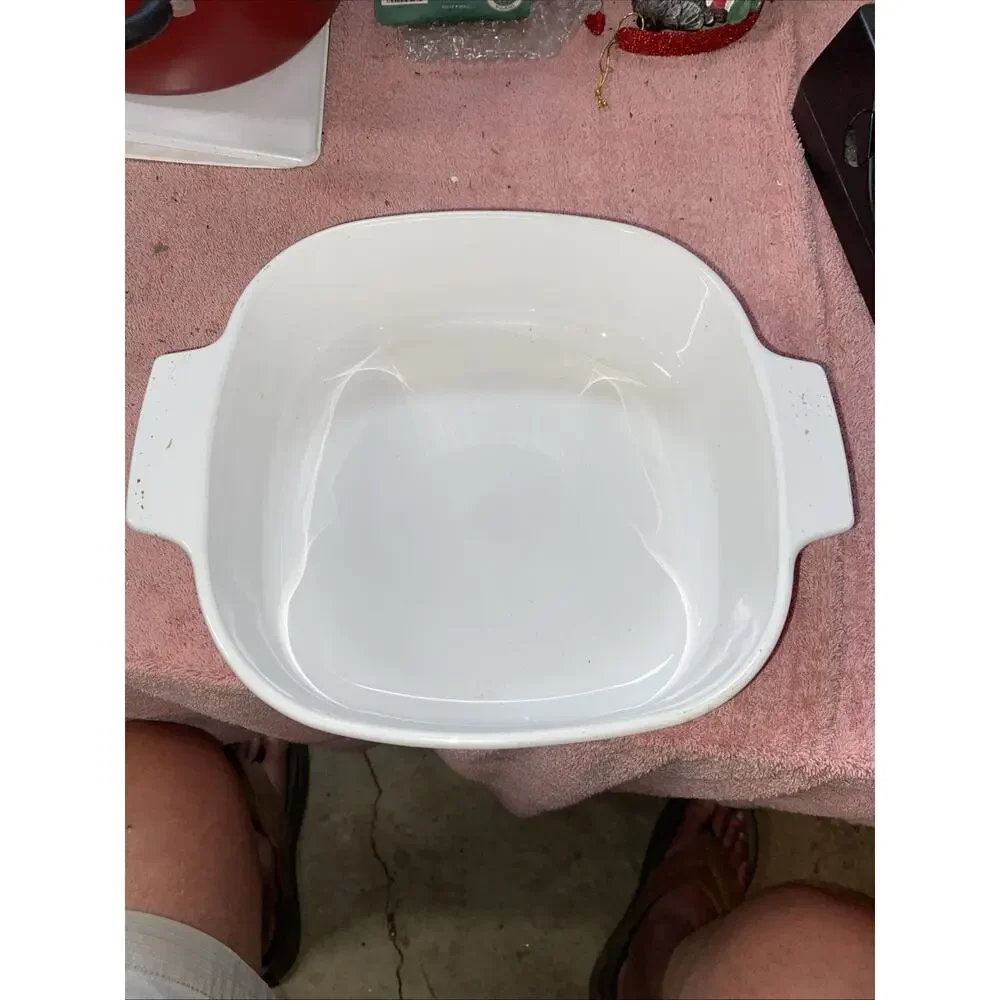 Vintage Corning Ware A-2-B 2 Liter Floral Pastel Bouquet Casserole Dish No Lid